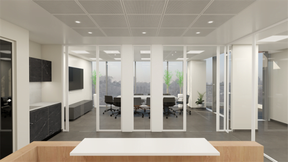 חדר ישיבות במגדל הכשרת היישוב