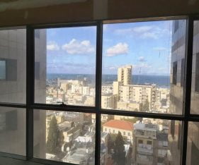 נוף ממשרדים להשכרה בחיפה