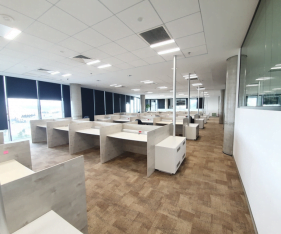 אופן ספייס (open space) רחב ידיים וגדול עם עמדות עבודה רבות - משרדים להשכרה בגבע שאול