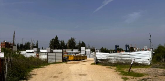 5 דונם שטח פתוח מגודר להשכרה