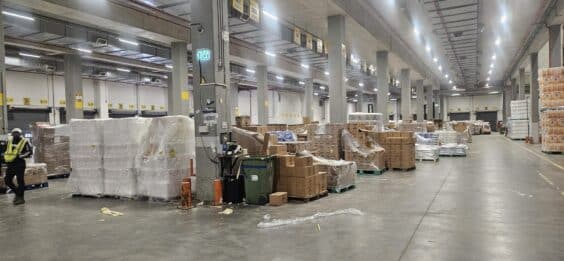 שטח תפעול גדול כולל משווי גובה