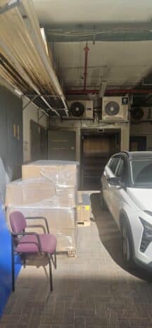 גישה ישירה מהחניה למעלית משא