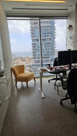 חלוקה לאזור אופן ספייס גדול וחדרי צוות