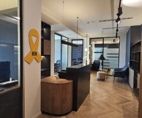 אזור קבלה מרשים ומזמין