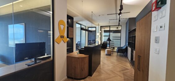 אזור קבלה מרשים ומזמין