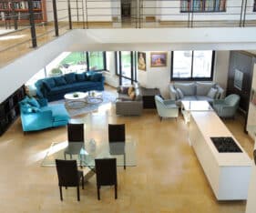 המבנה הוקם תוך מחשבה על הצרכים של פירמות מהשורה הראשונv