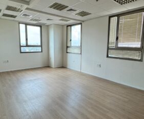 שטח מואר עם נוף ירוק