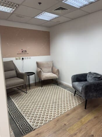המשרד כולל מטבחון פונקציונלי ומאובזר לנוחות העובדים